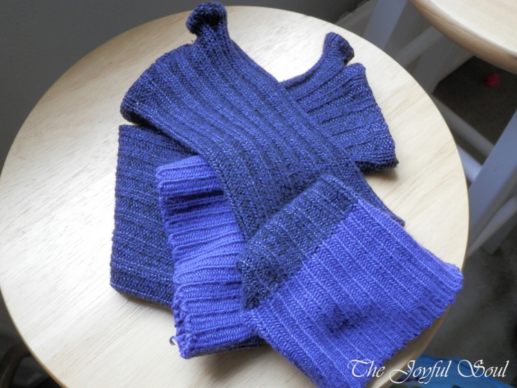 Upcycled Sock Arm-Warmers 1