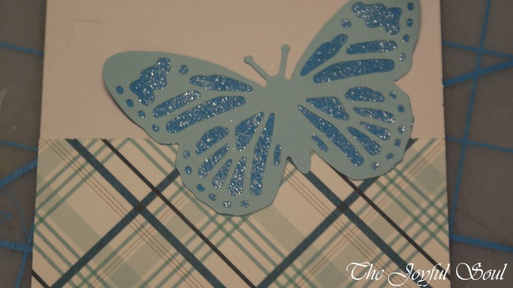 Blue Butterfly Thank You 2